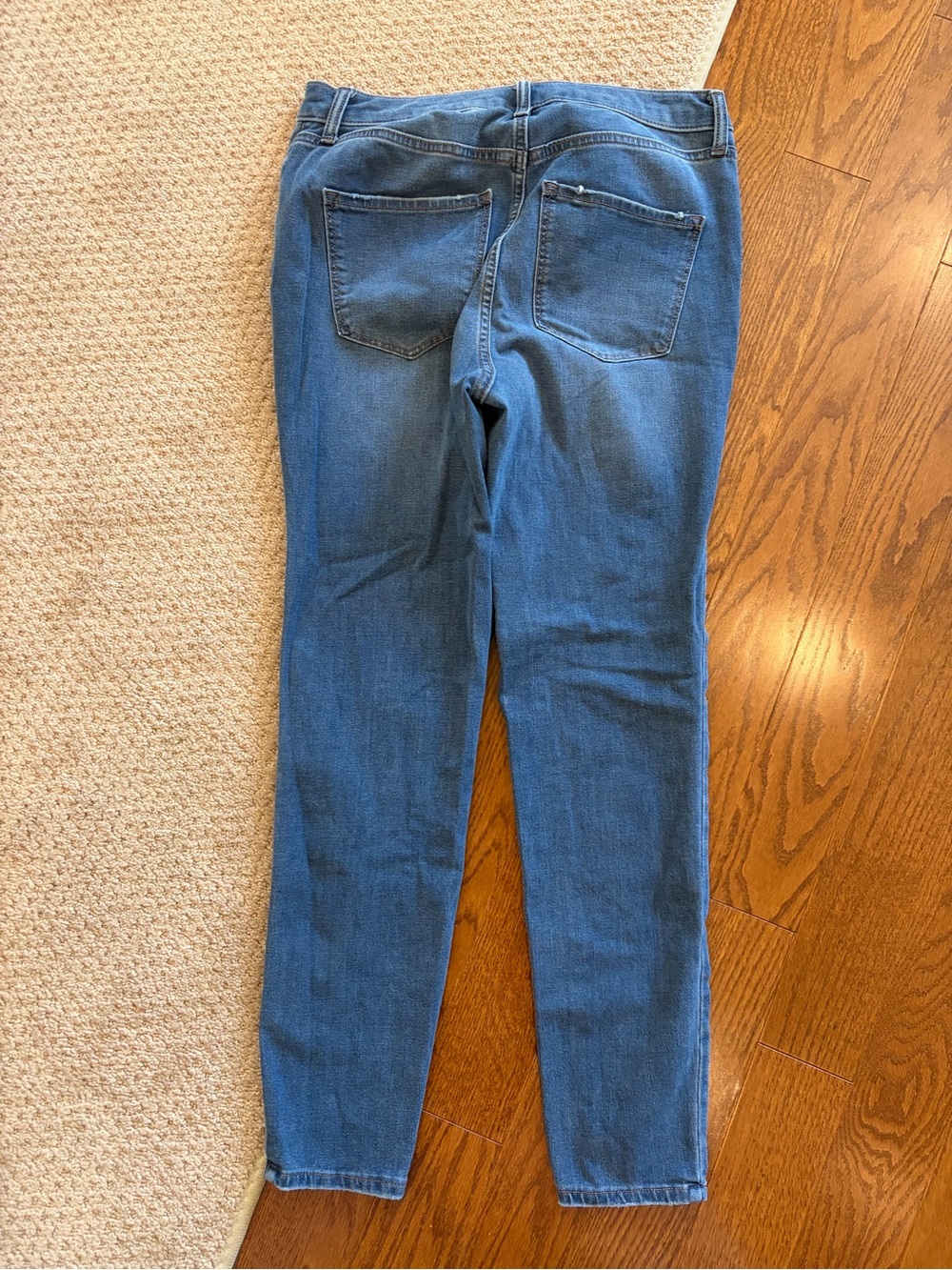 LC Lauren Conrad Blue Super High-Rise Super Skinny Jeans